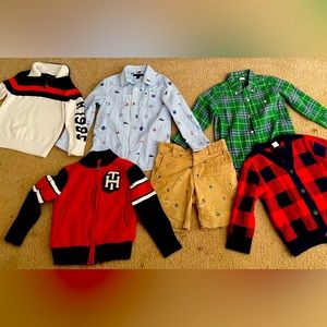 Kids clothing different sizes